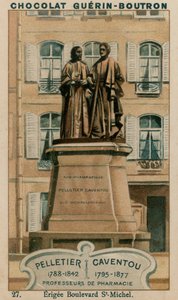 Pelletier, 1788-1842, Caventou, 1795-1877, Professeurs de Pharmacie, Érigée Boulevard St-Michel - French School