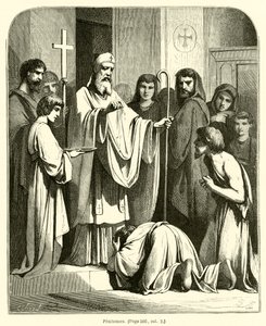 Pénitences (gravure) - French School