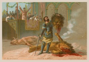 Pépin le Bref, roi de France (règne de 752 à 768)