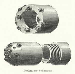 Perforateur à diamants