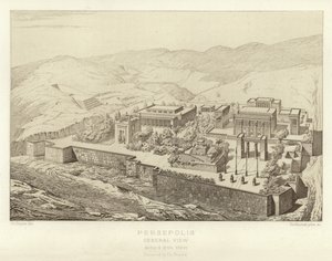 Persépolis, vue générale, vue à vol d