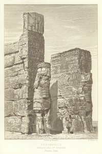 Persépolis, Propylées de Xerxès, État actuel - French School
