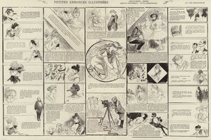 Petites annonces illustrées (gravure) - French School