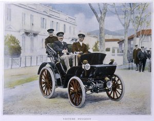 Voiture Peugeot (1er prix du Concours d