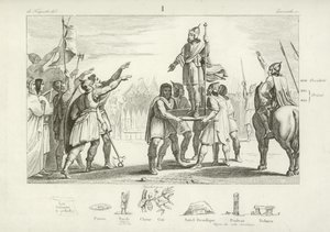 Pharamond, roi des Francs - French School