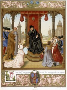 Philippe III le Bon recevant l