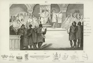 Philippe IV de France convoque les États généraux, Palais du Louvre, Paris, 1302 - French School