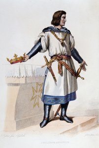 Philippe Auguste - dans « Le Plutarque Français » 1844-1847 - French School