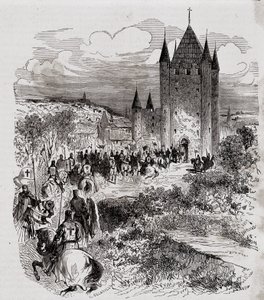 Philippe le Bel, ne se croyant pas en sécurité, vint chercher refuge à la Tour du Temple - dans « Paris à travers les siècles » de H. Gourdon de Kenouillac, éd. F. Roy, tax. Chanaine & fils, Volume I - French School