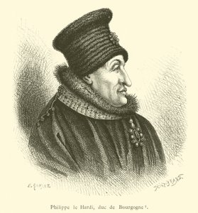 Philippe le Hardi, duc de Bourgogne (gravure) - French School