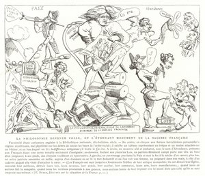 La Philosophie devenue folle, ou le Monument étonnant de la sagesse française - French School