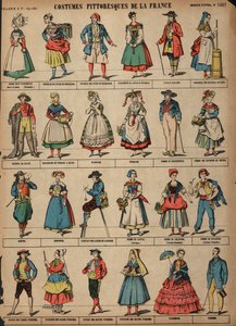 Costumes pittoresques de France - French School