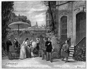 Pièce de théâtre : comédiens de la Comédie Française dans "Un parisien" d