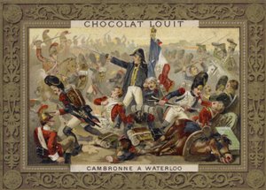 Pierre Cambronne, général français, à la bataille de Waterloo, 1815 - French School