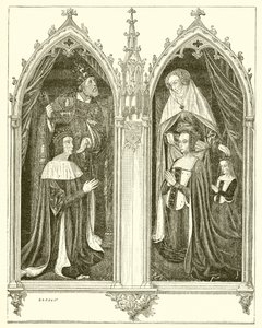 Pierre de Bourbon et Anne de Beaujeu, sa femme - French School