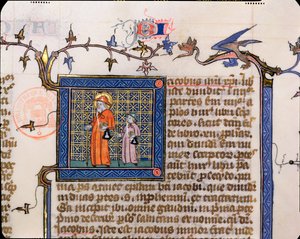 Pèlerins de Saint-Jacques-de-Compostelle, détail d