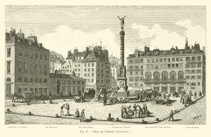 Place du Châtelet, 1820-1855 - French School
