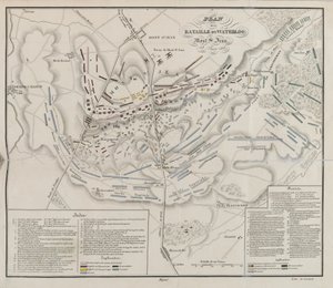 Plan de la bataille de Waterloo, Mont St Jean