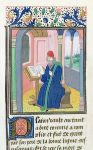 Platon, de Histoire des Philosophes, fin du XVe siècle - French School