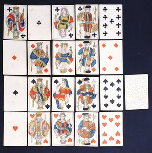 Cartes à jouer - French School