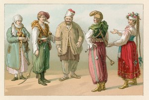 Costume polonais - French School