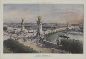 Pont Alexandre III, Exposition Universelle 1900, Paris - French School