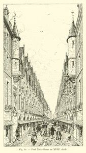 Pont Notre-Dame au XVIIIe siècle - French School