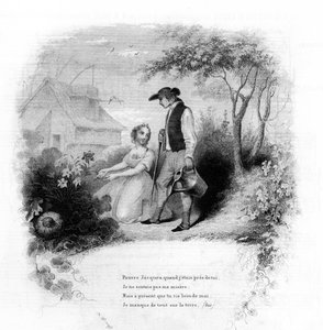 Pauvre Jacques. Une jeune fille s