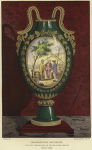 Vase en porcelaine de la Manufacture nationale de Sèvres, France - French School