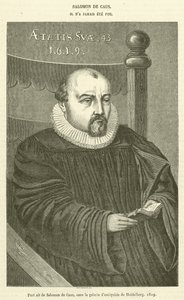 Portrait de Salomon de Caus, dans la galerie d