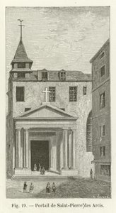Portail de Saint-Pierre des Arcis - French School