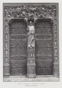 Portail du Jugement Dernier, Notre Dame de Paris - French School