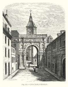 Porte Noire, à Besançon