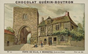 Porte de Ville, à Mennetou, Loir-et-Cher - French School