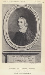 Portrait de La Mothe Le Vayer - French School