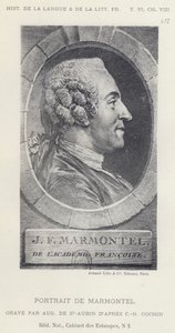 Portrait de Marmontel - French School