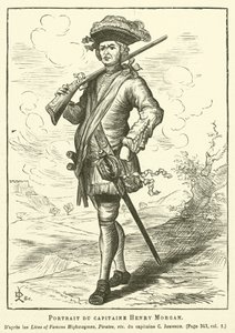 Portrait Du Capitaine Henry Morgan - French School