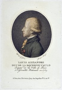 Portrait de Louis Alexandre de La Rochefoucauld, duc d