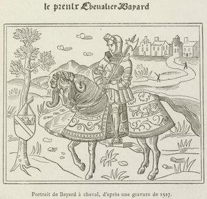 Portrait de Bayard a cheval - French School