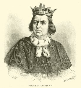 Portrait de Charles V (gravure) - French School