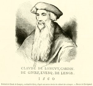 Portrait de Claude de Longwy, cardinal de Givry - French School