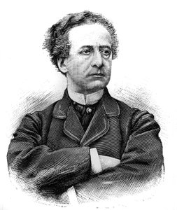 Portrait de Jean Baptiste Prospère Bressant (1815-1886), comédien français de la Comédie Française. Gravure dans "Le Monde Illustré", 30 janvier 1886 - French School