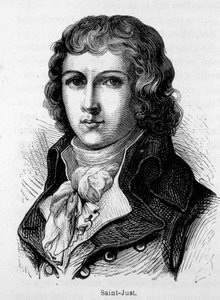 Portrait de Saint-Just - French School