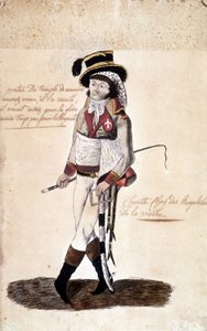 Portrait en pied de François Athanase de Charette de la Contrie (1763-1796), chef royaliste de la Vendée - Musée Dobrée, Nantes - French School