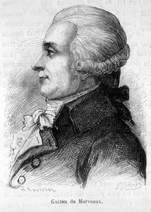 Portrait du baron Louis-Bernard Guyton-Morveau (Guiton) (1737-1816), homme politique, chimiste et révolutionnaire français - dans « L