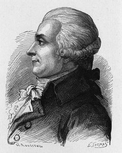 Portrait du Baron Louis-Bernard Guyton-Morveau (Louis Bernard Guyton de Morveau) (Guiton) (1737-1816), homme politique, chimiste et révolutionnaire français - dans « Album de la Science; savants illustres; Grandes découvertes » 1896. - French School