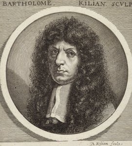 Portrait de Bartholome Kilian - French School