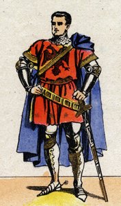 Portrait de Bertrand du Guesclin (Duguesclin) (v. 1320-1380) connétable de France. - French School