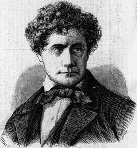 Portrait de Brigham Young (1801-1877), homme politique américain et chef des Mormons. Gravure dans "Le Monde Illustré" n°39 du 9 janvier - French School