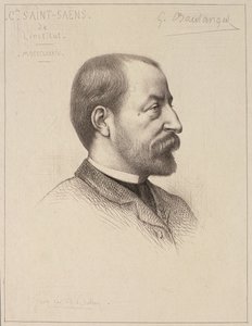 Portrait de Camille Saint-Saëns (1835-1921) - French School